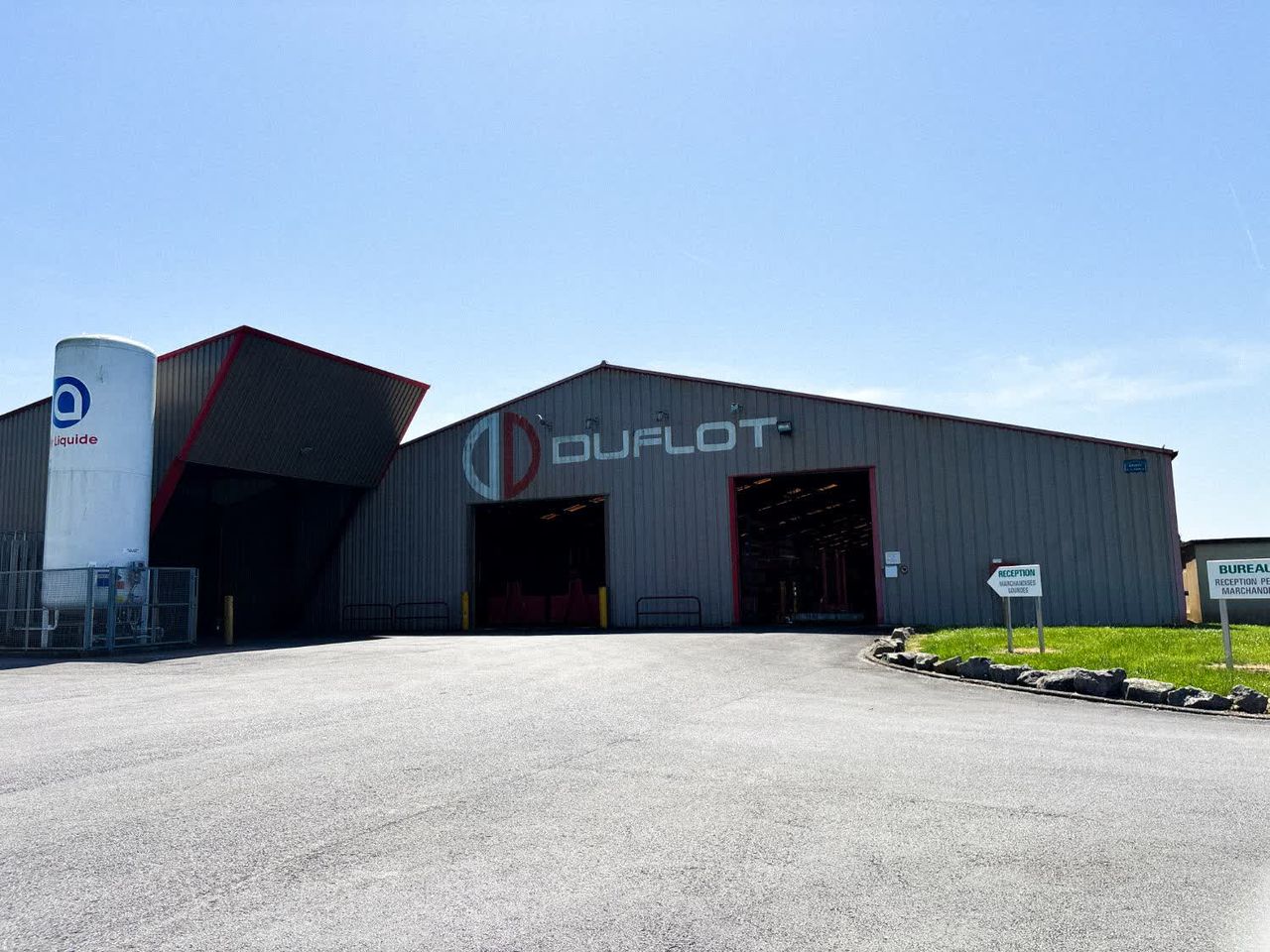 Atelier et site de production Duflot à Holnon (Aisne, Hauts-de-France)